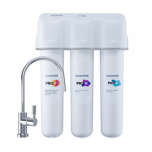 Фильтр под мойку водоочиститель для жесткой воды Аквафор ECO H Pro 212540