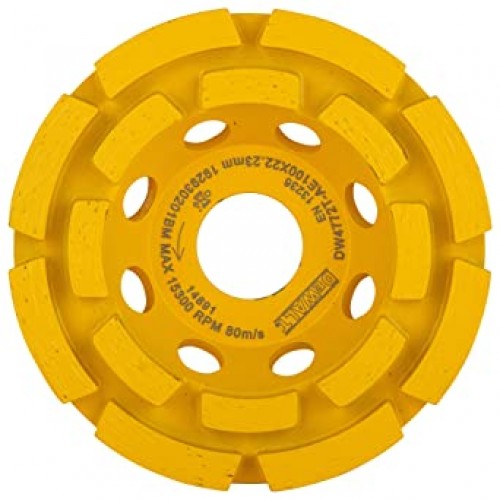 Сегментная алмазная чашка DeWALT DW4772T диаметром 102 мм