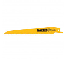 Полотно для сабельной пилы по дереву с гвоздями 152 мм, 6 TPI, BiM, 5 шт. DeWALT DT2359