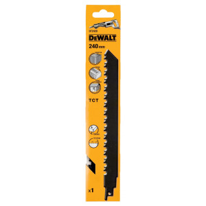 Полотно для сабельной пилы по кирпичу 240 мм, 2 TPI, TCT, 1 шт. DeWALT DT2420