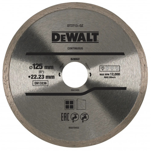 Алмазный круг DeWALT DT3713 для чистого реза плитки