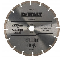 Диск алмазный сегментный 230×22,23 мм DeWALT DT3731