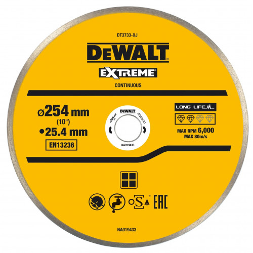 Алмазный круг DeWALT DT3733 для плиткореза 254 мм