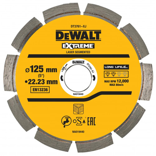 Алмазный круг DeWALT DT3761 Extreme по бетону и граниту