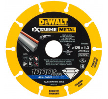 Диск алмазный Extreme Metal 125×1,3×22,23 мм DeWALT DT40252