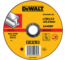 Диск отрезной по металлу 150×3,0×22,23 мм DeWALT DT42400