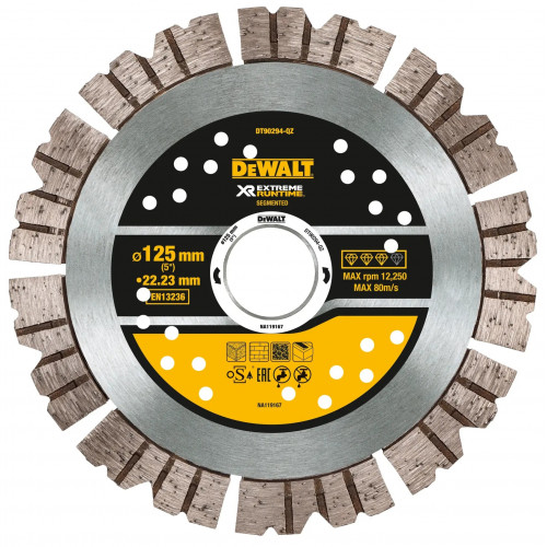 Алмазный круг DeWALT DT90294 XR Extreme Runtime по бетону