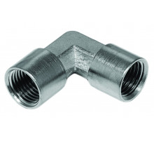Фитинг угловой L 1/4'' внутренняя резьба, мама-мама ELITECH 0704.025600