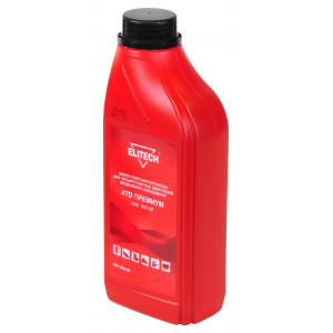 Масло моторное 4Т полусинтетическое SAE 10W-30, 1 л ELITECH 2001.000100