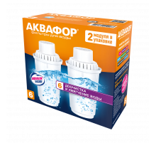 Модуль-картридж сменный фильтрующий для кувшинов для жесткой воды B6 2 шт. Аквафор 525132