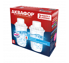 Модуль-картридж сменный фильтрующий для кувшинов для мягкой воды B5 2 шт. Аквафор 525452