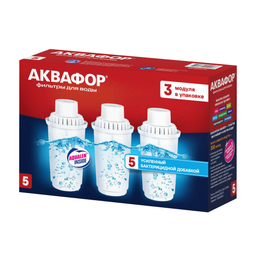 Сменный модуль для кувшинов для мягкой воды B5 3 шт. Аквафор, арт. 800823
