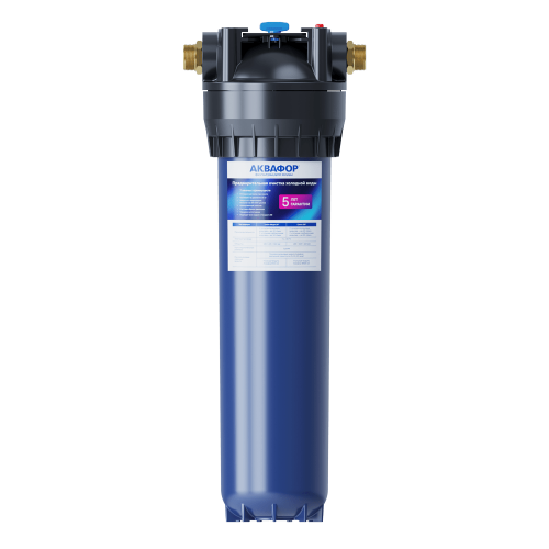 Корпус магистрального предфильтра Гросс 20" (BB20 BigBlue) для холодной воды 1" Аквафор, арт. 522579