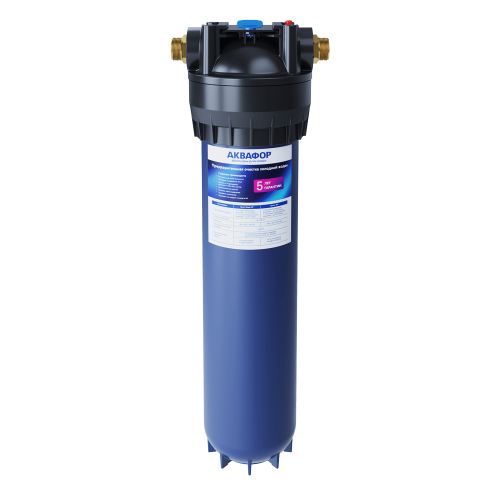 Корпус магистрального предфильтра Гросс 20" (BB20 BigBlue) для холодной воды 1" Аквафор, арт. 522579