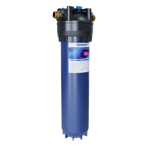 Корпус магистрального предфильтра Гросс 20" (BB20 BigBlue) для холодной воды 1" Аквафор, арт. 522579