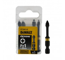 DT7390T Бит ударный PZ1х50 мм IMPACT TORSION EXTREME, 5 шт. DeWALT