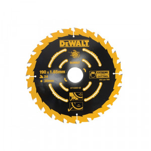 Диск пильный по дереву 165х20 мм 24 зуба DeWALT DT10300