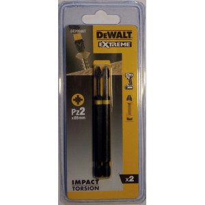 DT70566T Бит ударный PZ2х89 мм IMPACT TORSION EXTREME, 2 шт. DeWALT