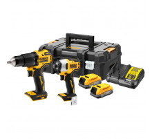 Набор аккумуляторного инструмента (DCD709+DCF809) XR 18 В DeWALT DCK2062E2T