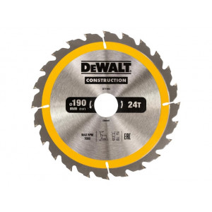Диск пильный по дереву 190х30 мм 24 зуба DeWALT DT1944