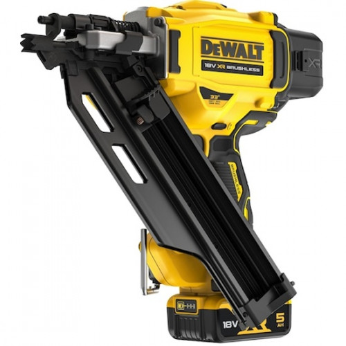 Аккумуляторный гвоздезабиватель по дереву 34° 18 В DeWALT DCN930P2
