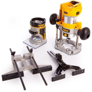 Аккумуляторный фрезер с двумя базами 18 В DeWALT DCW604N
