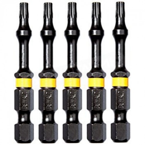 DT7394T Бит ударный T15х50 мм IMPACT TORSION EXTREME, 5 шт. DeWALT