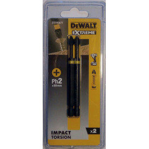 DT70567T Бит ударный PH2х89 мм IMPACT TORSION EXTREME, 2 шт. DeWALT