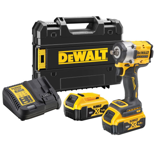 Аккумуляторный ударный гайковерт 18 В 1/2" 406 Нм DeWALT DCF921P2T