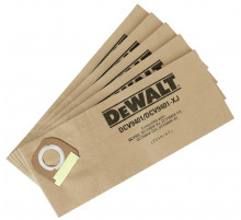 Мешки пылесборные бумажные 5 шт. для DСV586 DeWALT DCV9401