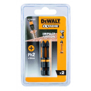 DT70532T Бит ударный PH2х50 мм IMPACT TORSION EXTREME, 2 шт. DeWALT