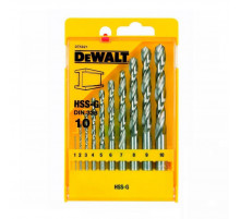 DT5921 Набор сверл по металлу HSS-G, 10 шт. DeWALT