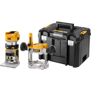 Аккумуляторный фрезер с двумя базами 18 В DeWALT DCW604NT