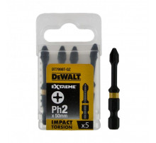 DT7998T Бит ударный PH2х50 мм IMPACT TORSION EXTREME, 5 шт. DeWALT