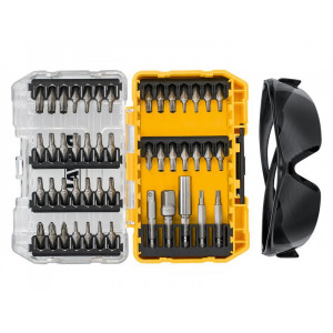 DT70704 Набор бит с держателем и очками 47 шт TOUGHCASE+ DeWALT