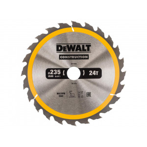 Диск пильный по дереву 235х30 мм 24 зуба DeWALT DT1954