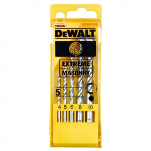 DT6956 Набор сверл по кирпичу EXTREME, 5 шт. DeWALT