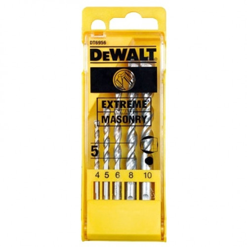 DT6956 Набор сверл по кирпичу EXTREME, 5 шт. DeWALT