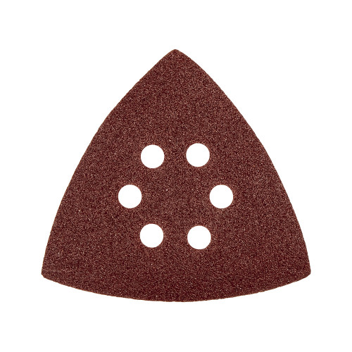 Насадка для МФИ шлиф.листы, дельта, VELCRO, 6 отверстий 93 мм, P120,10 шт. Практика, арт. 240-454