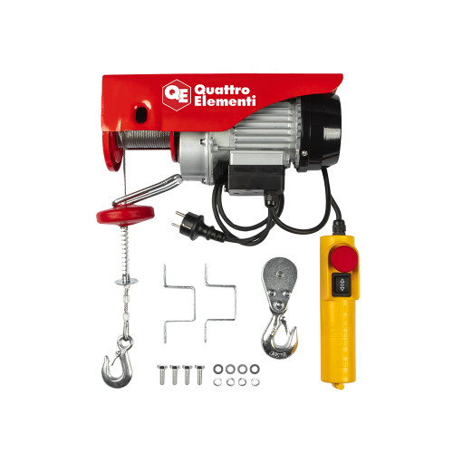 Таль электрическая 250 кг, трос 12 м Quattro Elementi TL-250