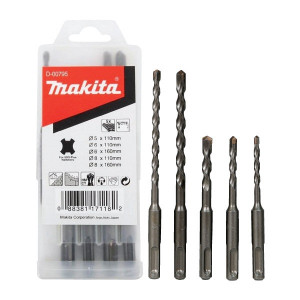 Набор буров по бетону SDS-plus 5 шт. Makita D-00795