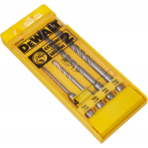 Набор буров по бетону SDS-plus 4 шт. EXTREME DeWALT DT9700