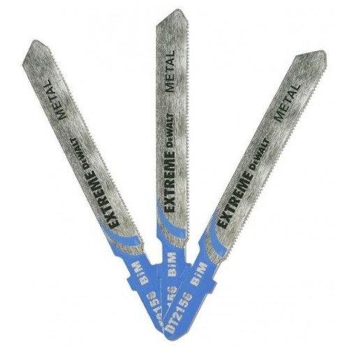 Пилки для лобзика по металлу T118GF 3 шт. DeWALT DT2156
